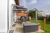 Terrasse - 3 Zimmer Doppelhaushälfte in Linz