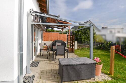 Terrasse - 3 Zimmer Doppelhaushälfte in Linz