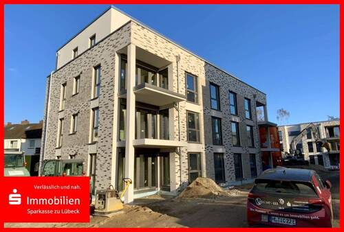 Blick auf Haus 1 - Neubau-Eigentumswohnungen in zentraler Lage von St. Jürgen