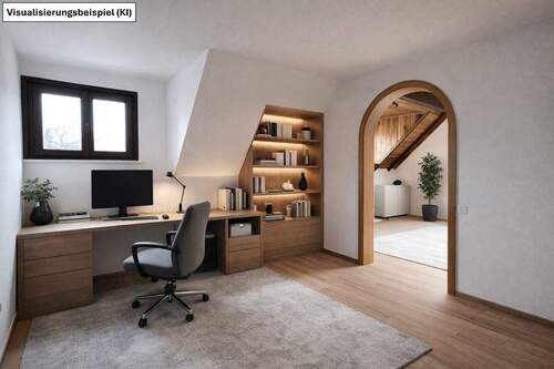 Arbeitszimmer -VISUALISIERUNG- - 