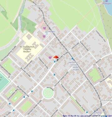 Lageplan - 2 Zimmer Etagenwohnung zum Kaufen in Dresden