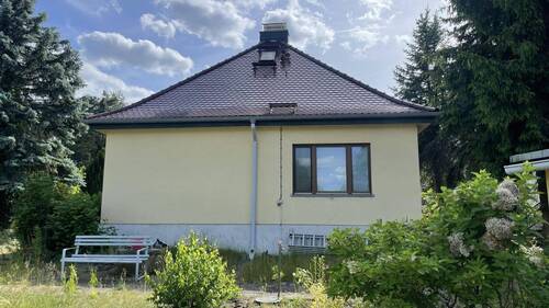 Ansicht vom Garten - 3 Zimmer Einfamilienhaus in Hoyerswerda