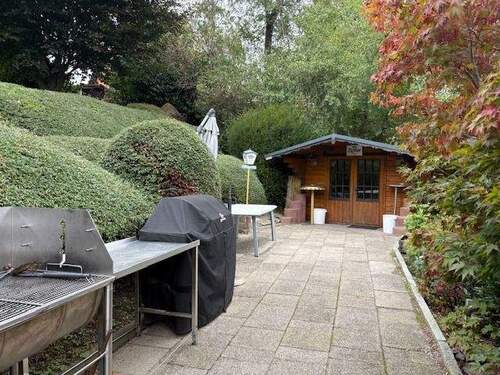 Terrasse und Gartenhütte - 6 Zimmer Einfamilienhaus zur Miete in Gevelsberg