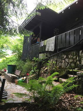 Untere Terasse, Blick aufs Hau - Grundstück zum Kaufen in Zell im Wiesental