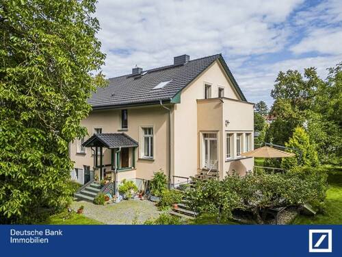 Hausansicht Gartenseitig - Müggelsee: Altbaudiamant trifft 2.395 m² Gartenglück!
