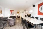Stilvoll eingerichteter Wohn- und Essbereich - Etagenwohnung mit 82,00 m&sup2; in Lübeck zum Kaufen