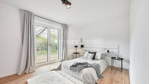 Schlafenzimmer Musterwohnung - Etagenwohnung mit 87,90 m² in Lübeck zur Miete