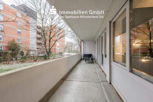 Loggia - Etagenwohnung mit 123,00 m&sup2; in Warendorf zum Kaufen