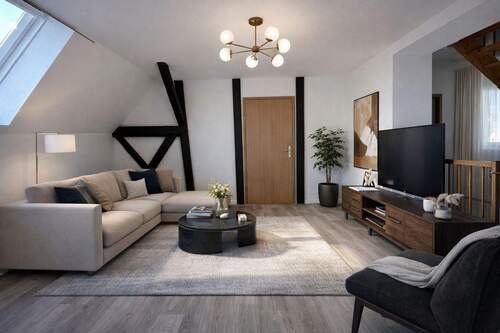 Einrichtungsbeipiel Wohnzimmer DG - 