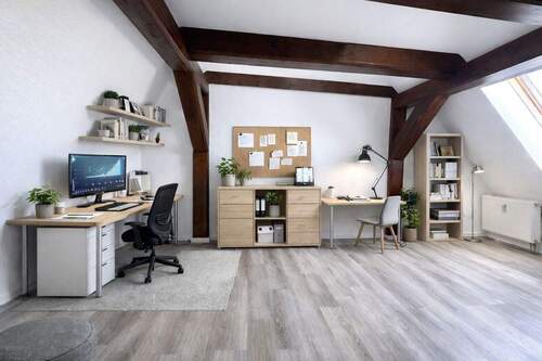 Einrichtungsbeispiel Arbeitszimmer DG - 