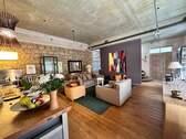 Wohnbereich EG - Modernes Wohnen im Loft-Ensemble mit historischem Ambiente