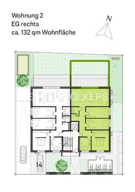 EG rechts, WE 2 - 4 Zimmer Etagenwohnung zum Kaufen in Moers