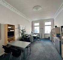 Altbaubüro mit hohen Decken und Stuck - All-in-Miete - Frankfurt am Main Bahnhofsviertel