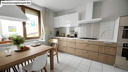 Küche Erdgeschoss -VISUALISIERUNG- - Einfamilienhaus mit 190,00 m&sup2; in Überlingen zum Kaufen