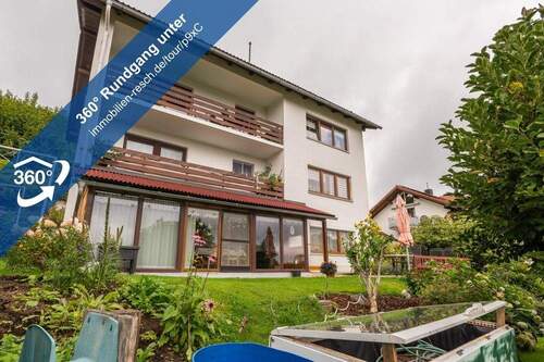 360°-Rundgang Außenansicht - Mehrparteienhaus in Grafenau - Schlag 3-Vermietete Wohnungen, Dachgeschoss Ausbaufähig