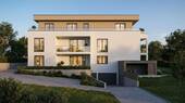 Ansicht von Westen - 3 Zimmer Etagenwohnung in Schwäbisch Gmünd