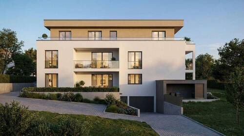 Ansicht von Westen - 3 Zimmer Etagenwohnung in Schwäbisch Gmünd