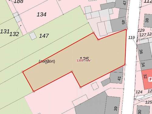 Flurkarte - Grundstück in Heinsberg