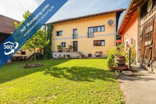 360°-Rundgang Außenansicht - Neu renoviertes Anwesen mit Nebengebäuden und Ausbauflächen Nähe Passau