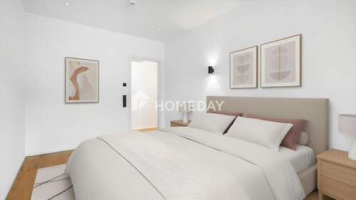 Schlafzimmer 2-Musterfoto (virtuelle Inszenierung) - 