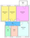 Grundriss - 4 Zimmer Etagenwohnung zur Miete in Hainichen