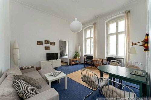 Wohnzimmer - 2 Zimmer Etagenwohnung zum Kaufen in Berlin