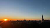 Aussicht Dachterrasse Nacht - 
