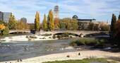 Corneliiusbrücke,Badeplatz - 