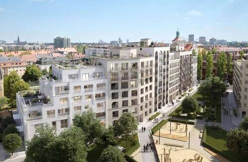 Aussenansicht - 2 Zimmer Etagenwohnung zur Miete in München