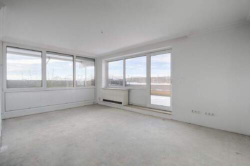 04_Wohnzimmer - Etagenwohnung mit 90,40 m&sup2; in München zum Kaufen