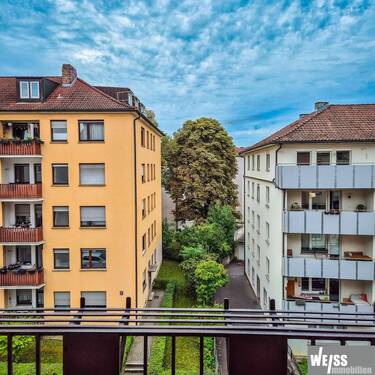 Ausblick Balkon - 
