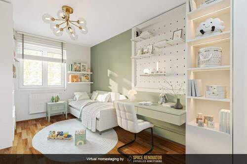 Kinderzimmer 1. Variante - Etagenwohnung mit 92,90 m&sup2; in Mainz zum Kaufen