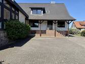 Rückwärtige Hausansicht - Hof - links Wintergarten - 