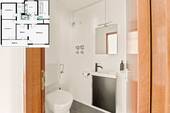 Gepflegtes separates Gäste WC - 