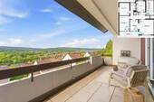 Sonnenbalkon mit Panoramablick - 