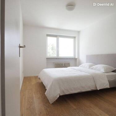 Schlafzimmer möbliert - 