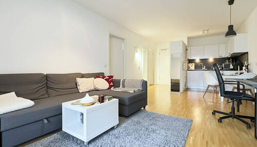 Wohn-/ Ess-/ Kochbereich - 2 Zimmer Etagenwohnung in Frankfurt am Main