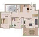3 Zimmer Wohnung - 