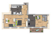 Grundriss WE 3,6,9 - 