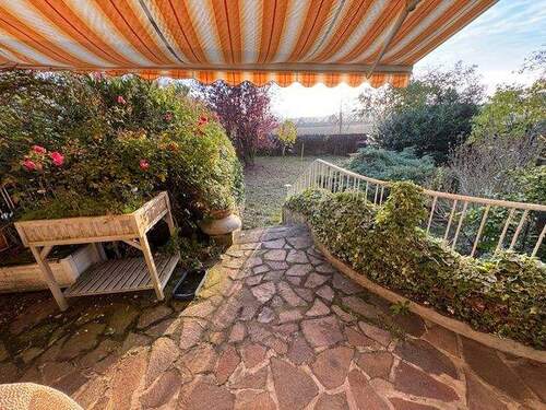 Terrasse Südseite - Einfamilienhaus zum Kaufen in Wermsdorf