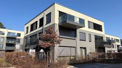 Terrasse mit Gartenanteil - 3 Zimmer Terrassenwohnung in Bestensee
