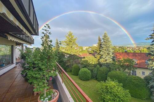 Blick vom Balkon - 
