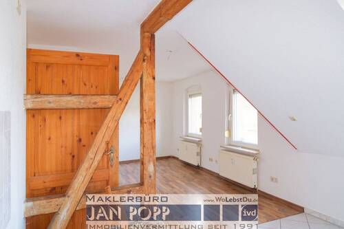 Küche-Wohnzimmer - 4 Zimmer Etagenwohnung in Greiz