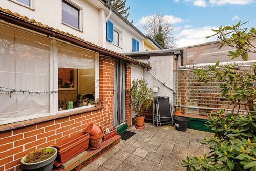 Terrasse am Haus - 