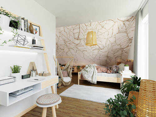Visualisierung_Boho_Jugendzimmer - Reihenmittelhaus mit 134,00 m² in Ludwigshafen am Rhein zum Kaufen