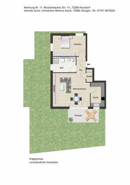 Wohnung 11 - 2 Zimmer Etagenwohnung in Hochdorf