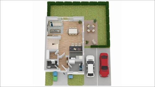 Erdgeschoss - 7 Zimmer Doppelhaushälfte in Goldbach