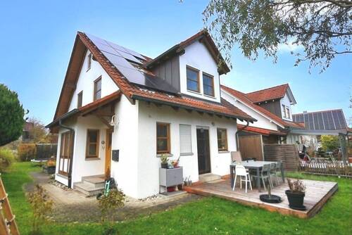 Aussenansicht - 5 Zimmer Doppelhaushälfte zum Kaufen in Bad Saulgau