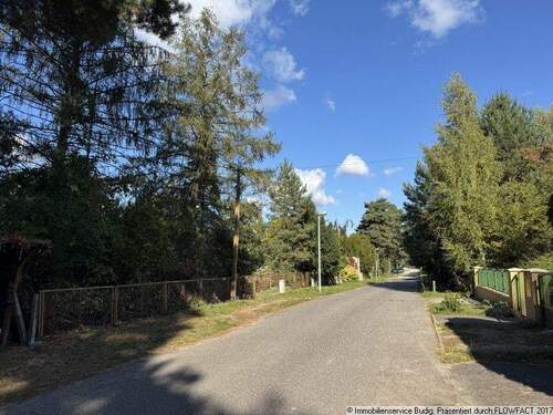 Anliegerstraße - links liegt das Grundstück - Grundstück zum Kaufen in Königs Wusterhausen