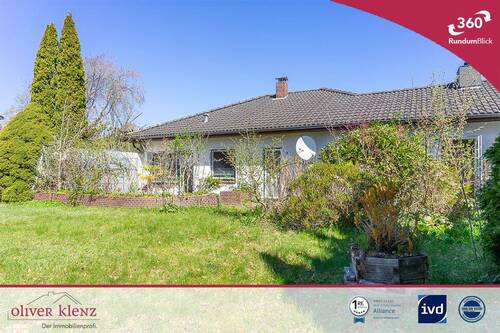 Garten - Perfekt für Ihren neuen Lebensabschnitt - gemütlicher Bungalow mit Garage.
